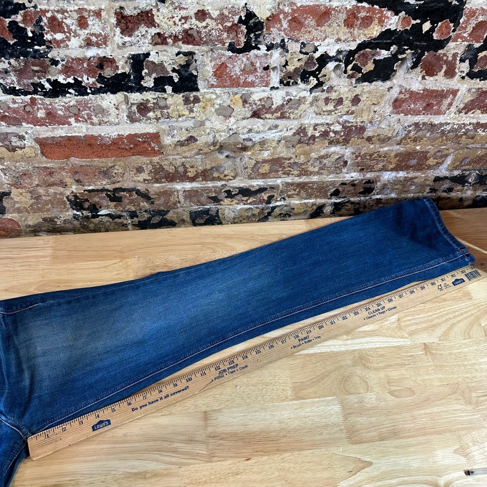 Ariat Jeans Womens 27L Blue Denim Makenzie Perfect Rise Straight Real 28x34" - Picture 9 of 16